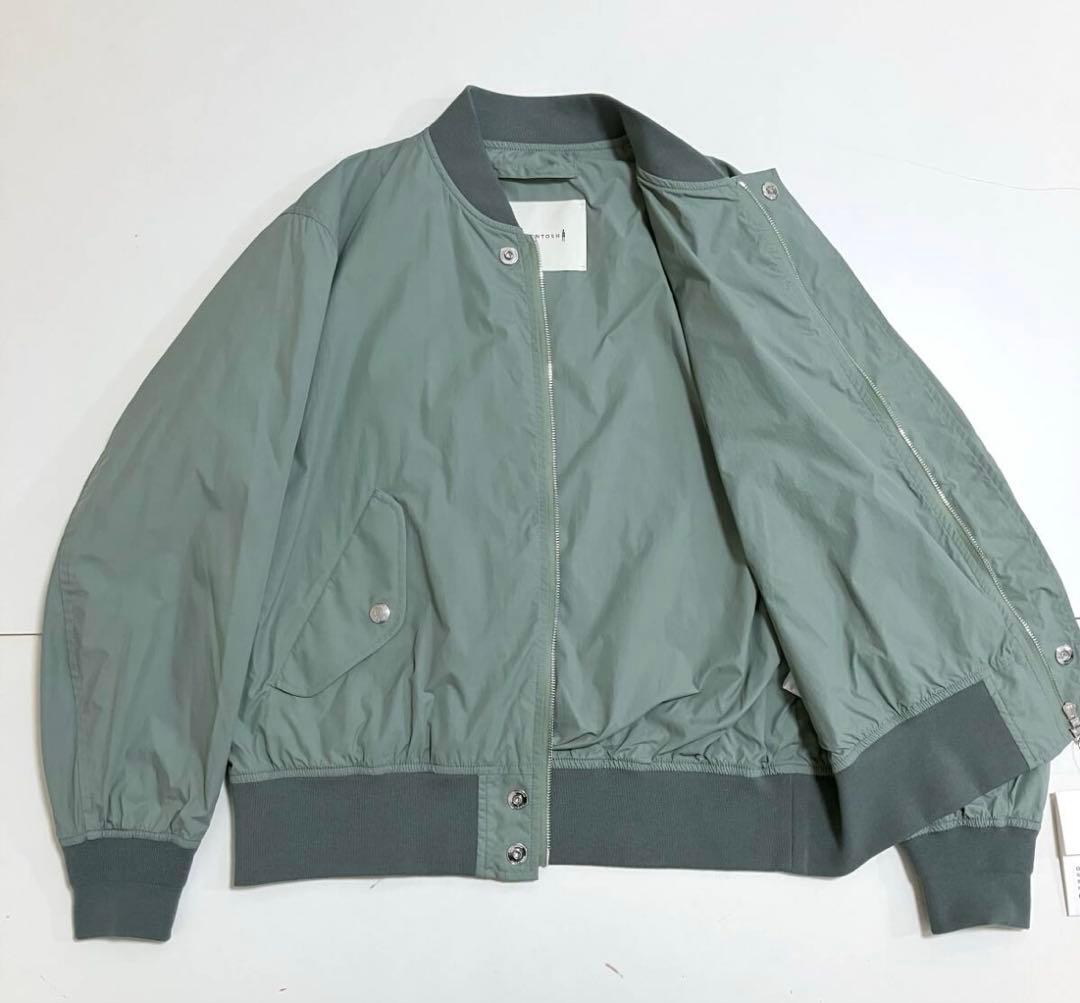 美品　MACKINTOSH SAUGHTREE ボンバージャケット グリーン