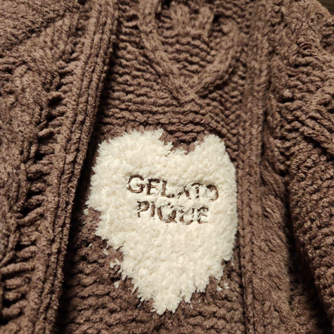GELATO PIQUE ハートアランカーディガン