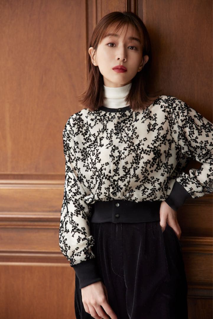CLANE FLORETS OPAL CARDIGAN 田中みな実 クラネ