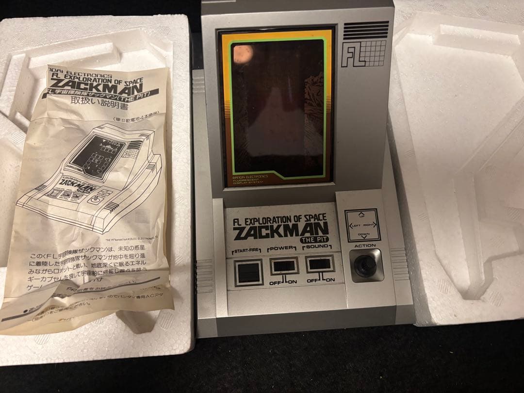 希少ゲーム　バンダイ 宇宙探検隊　ザックマン　昭和ゲーム　動作OK