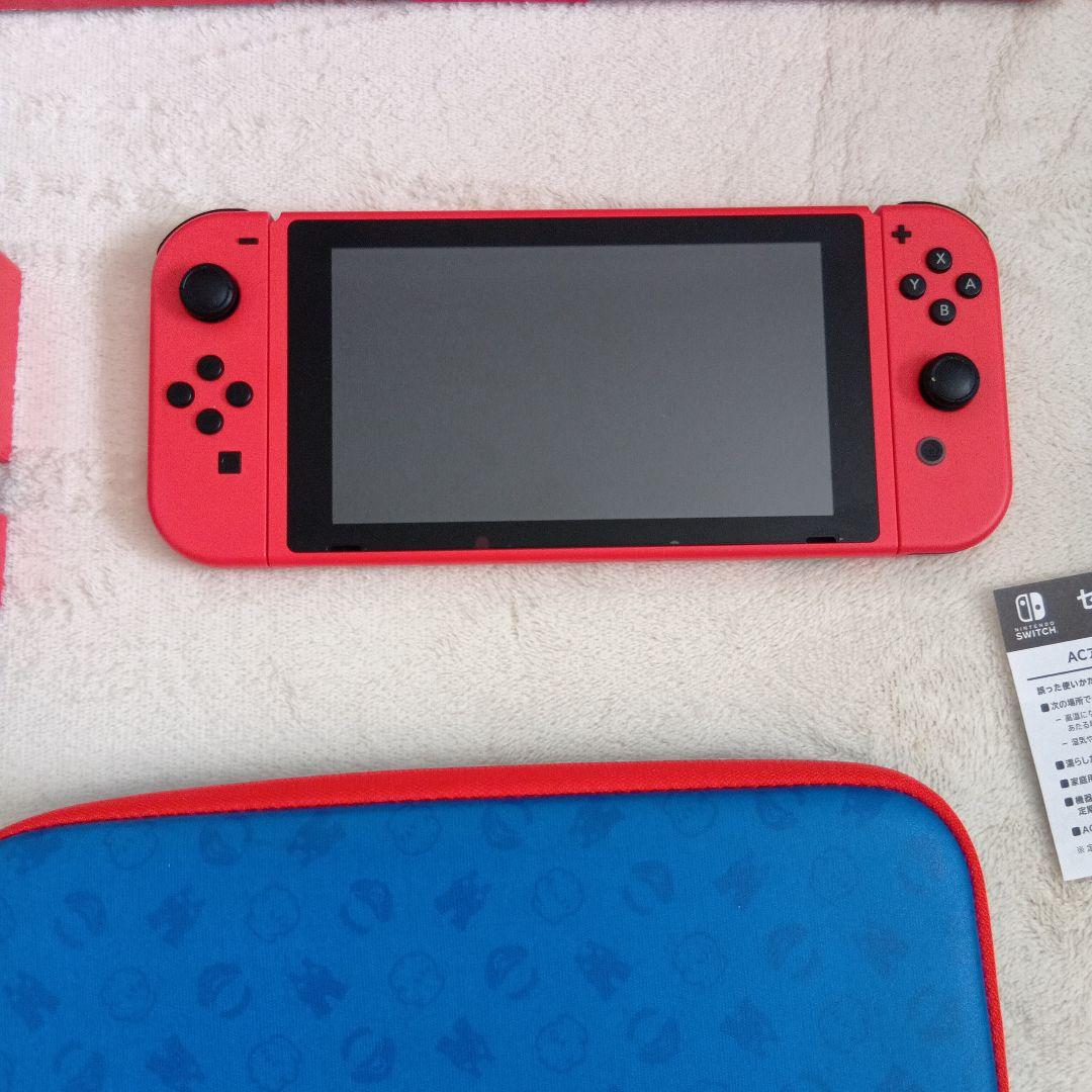 美品　任天堂　スイッチ　 マリオレッド×ブルーセット