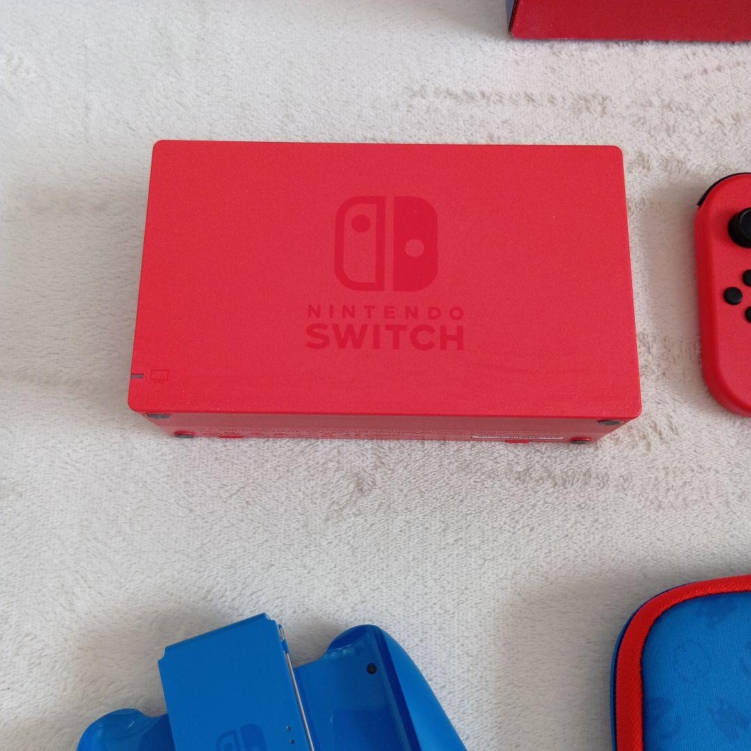 美品　任天堂　スイッチ　 マリオレッド×ブルーセット