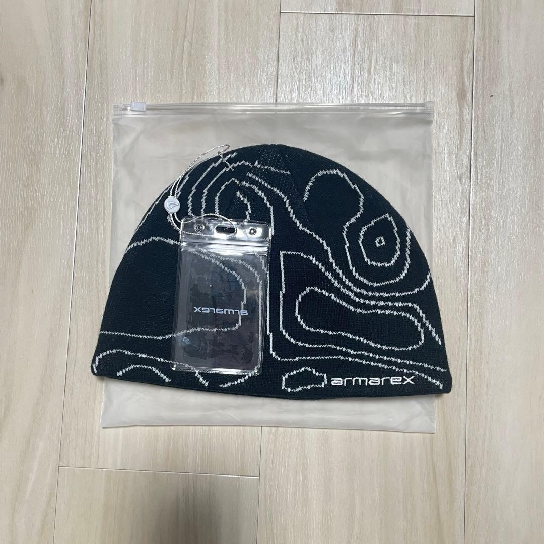 armarex トポグラフィックデザイン ニット帽