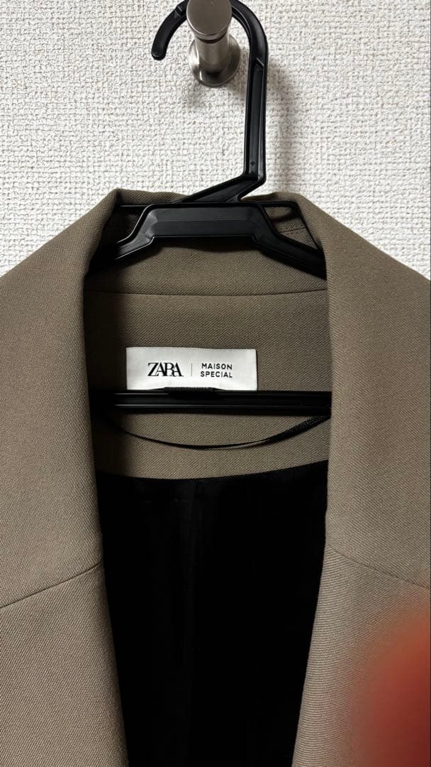 【美品】ZARA ザラ メゾンスペシャル オーバーサイズブレザー　トップステッチ