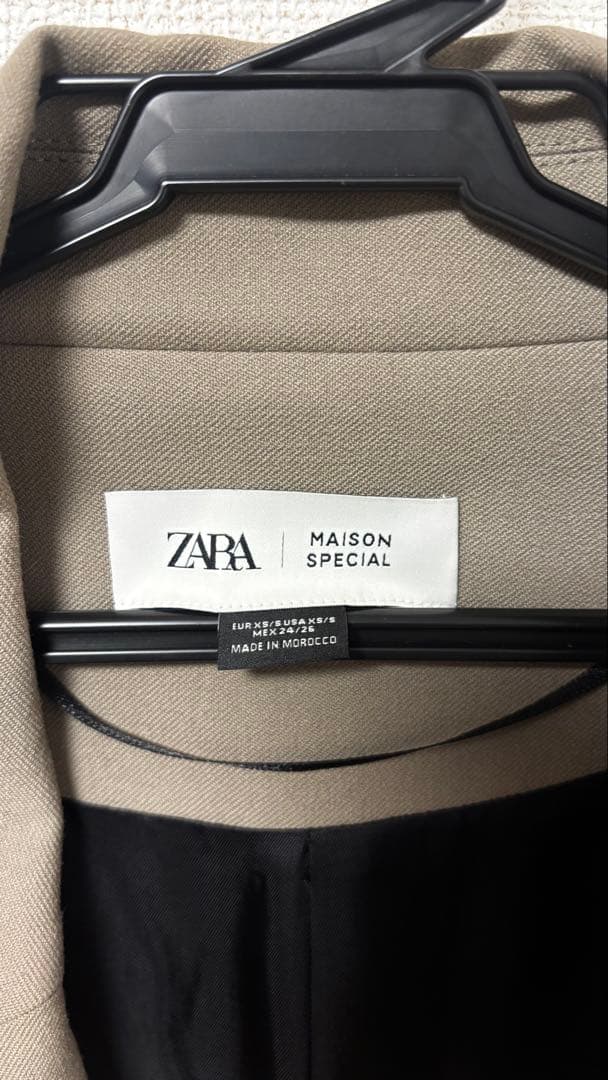 【美品】ZARA ザラ メゾンスペシャル オーバーサイズブレザー　トップステッチ