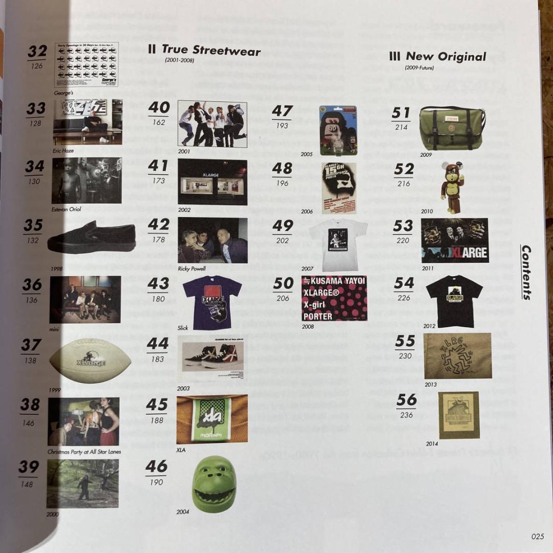 XLARGE 25周年 True OG Streetwear BOOK 25th