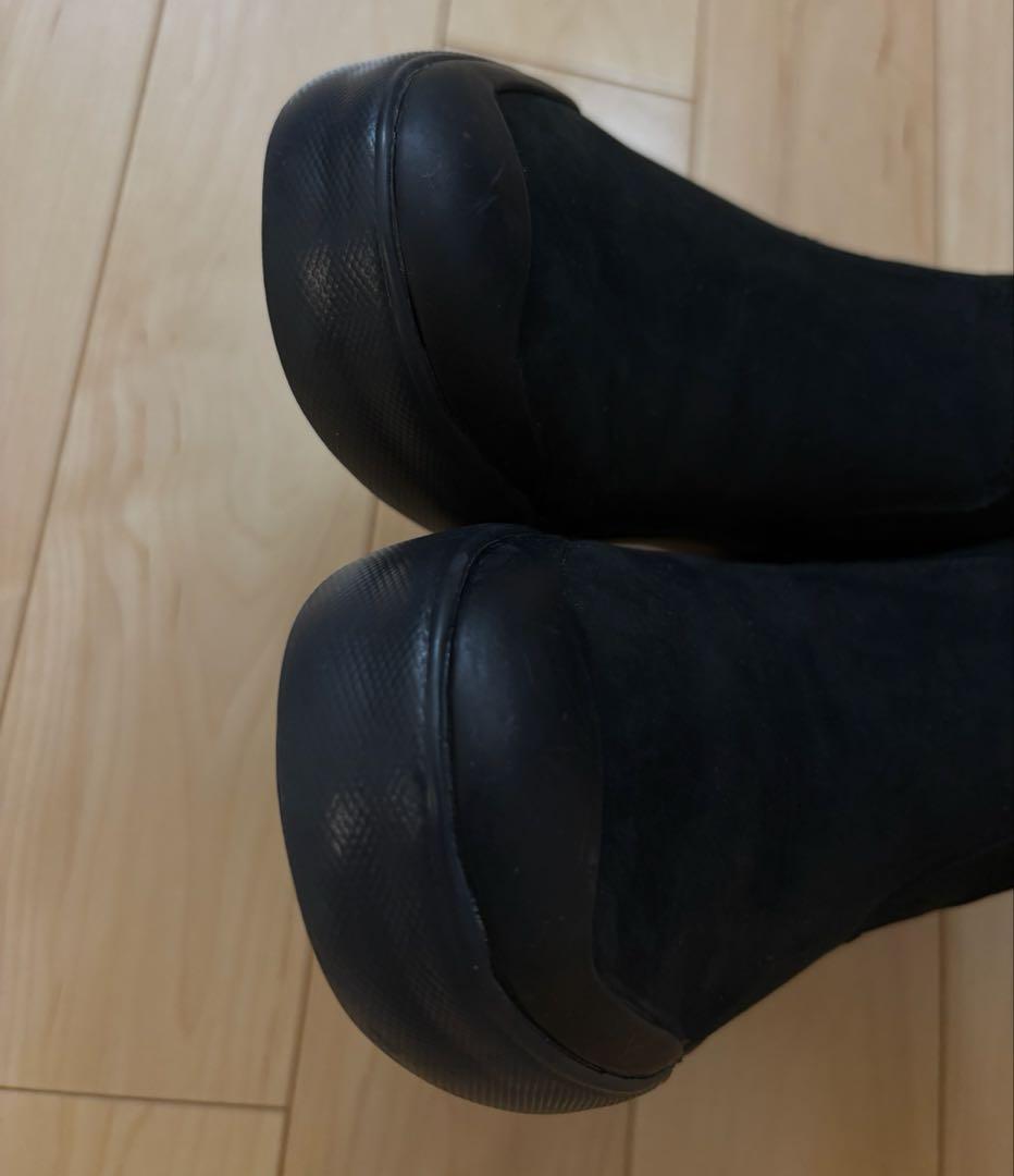 KEEN キーン 24.5cm ウィメンズ エレナチェルシーブーツ ブラック 黒