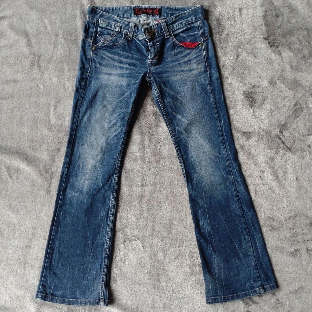 レッドペッパー エドハーディ コラボデニムハートsize28RED PEPPER