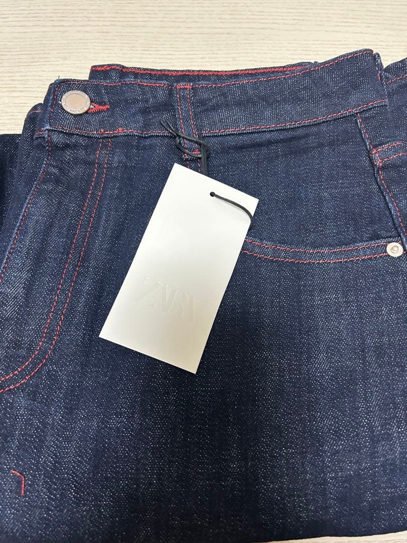 完売品 ZARA Z1975ハイウエストバレルフィットデニムパンツ EU40