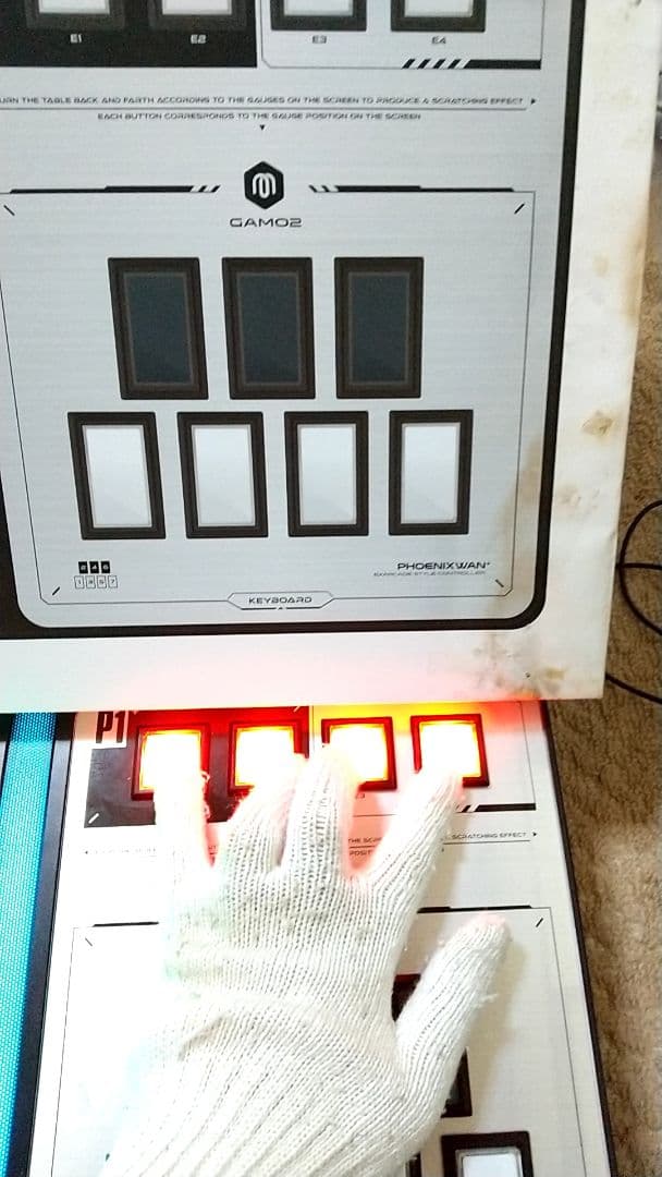 beatmania フェニックスワン プラス 三和ボタン 新基板 オムロン