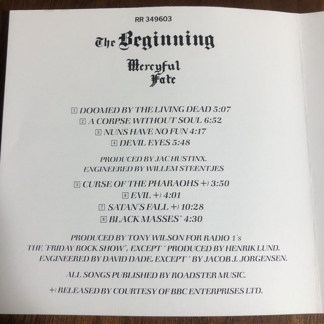 レア！欧州盤！マーシフル・フェイト/THE BEGINNING