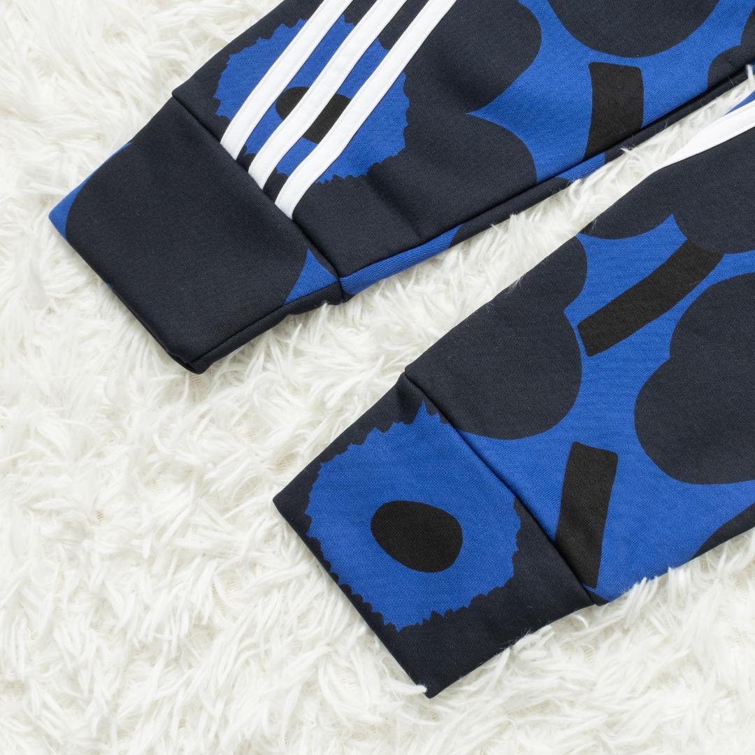 未使用タグ付 adidas Marimekko ワンピース スウェットドレス L