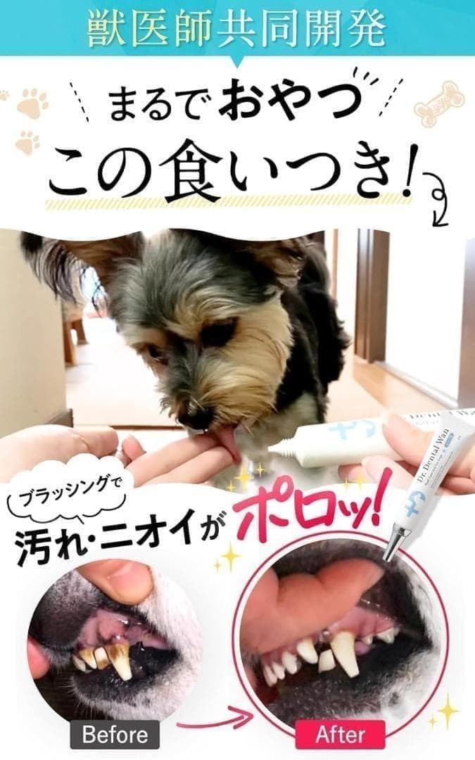 【新品未使用】 ドクター デンタルワン 2個セット 犬 歯磨き 人気 ビーフ味