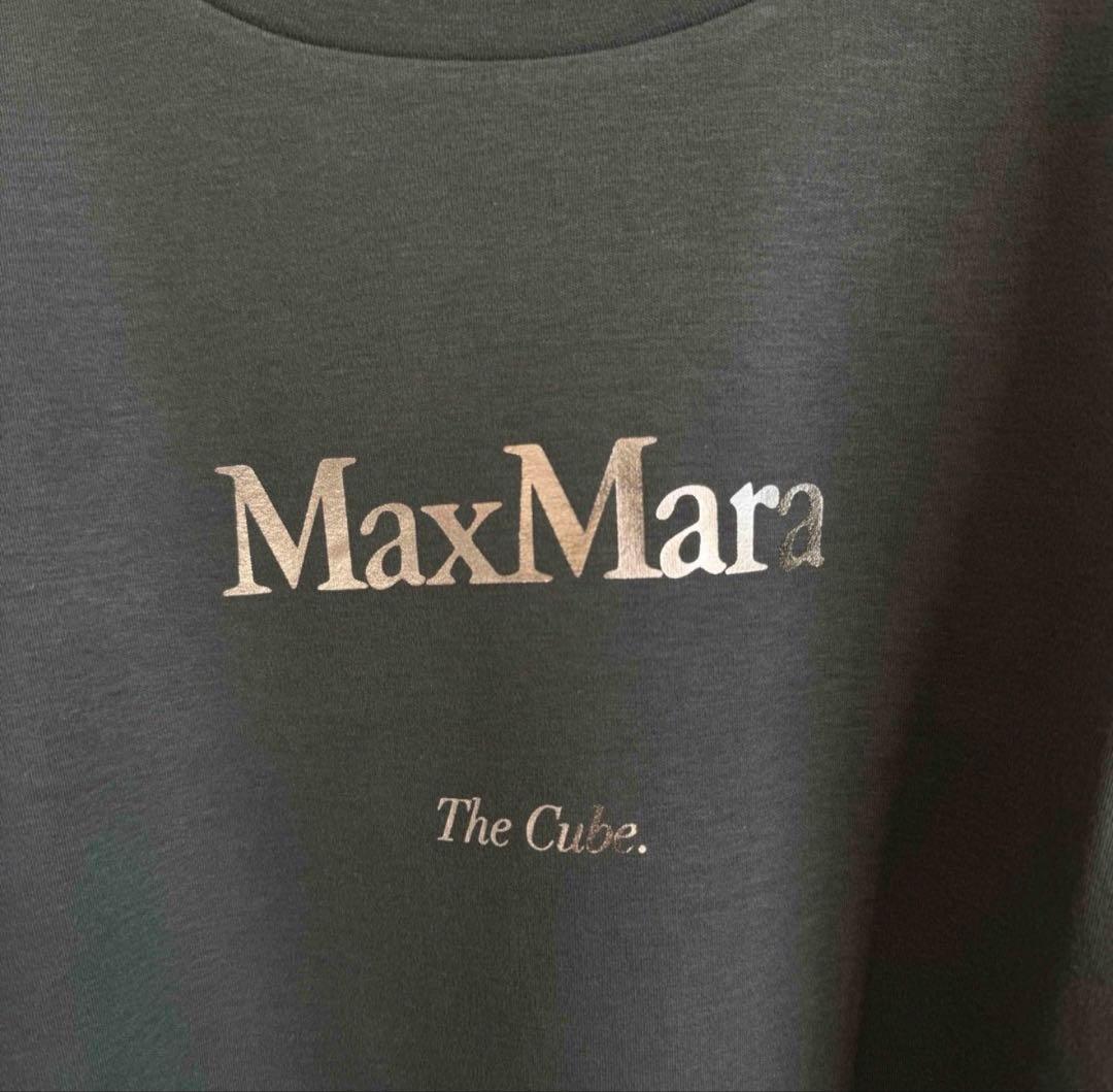 【24SS・正規品★】S Max Mara QUIETO ロゴ付き Tシャツ