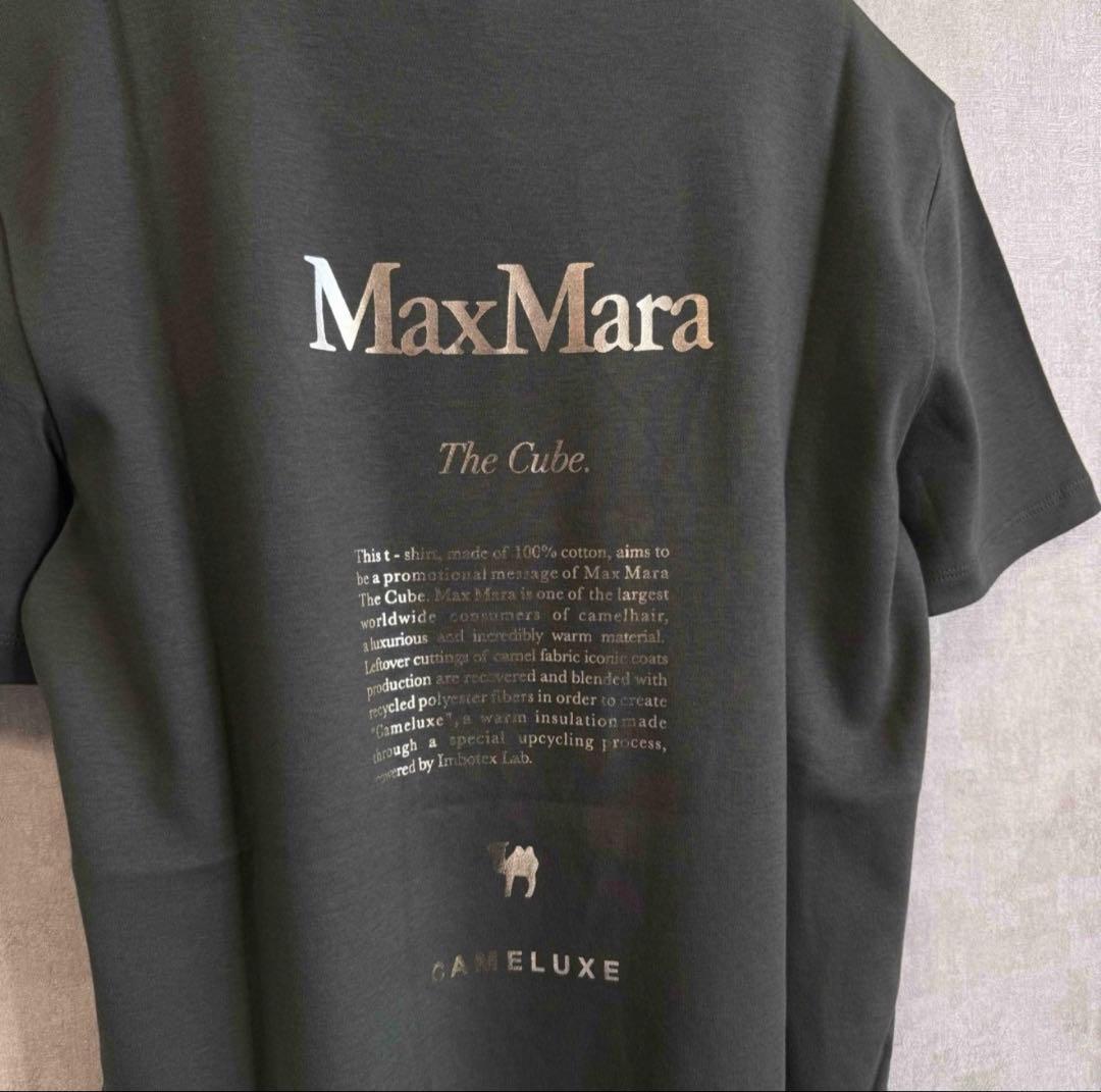 【24SS・正規品★】S Max Mara QUIETO ロゴ付き Tシャツ