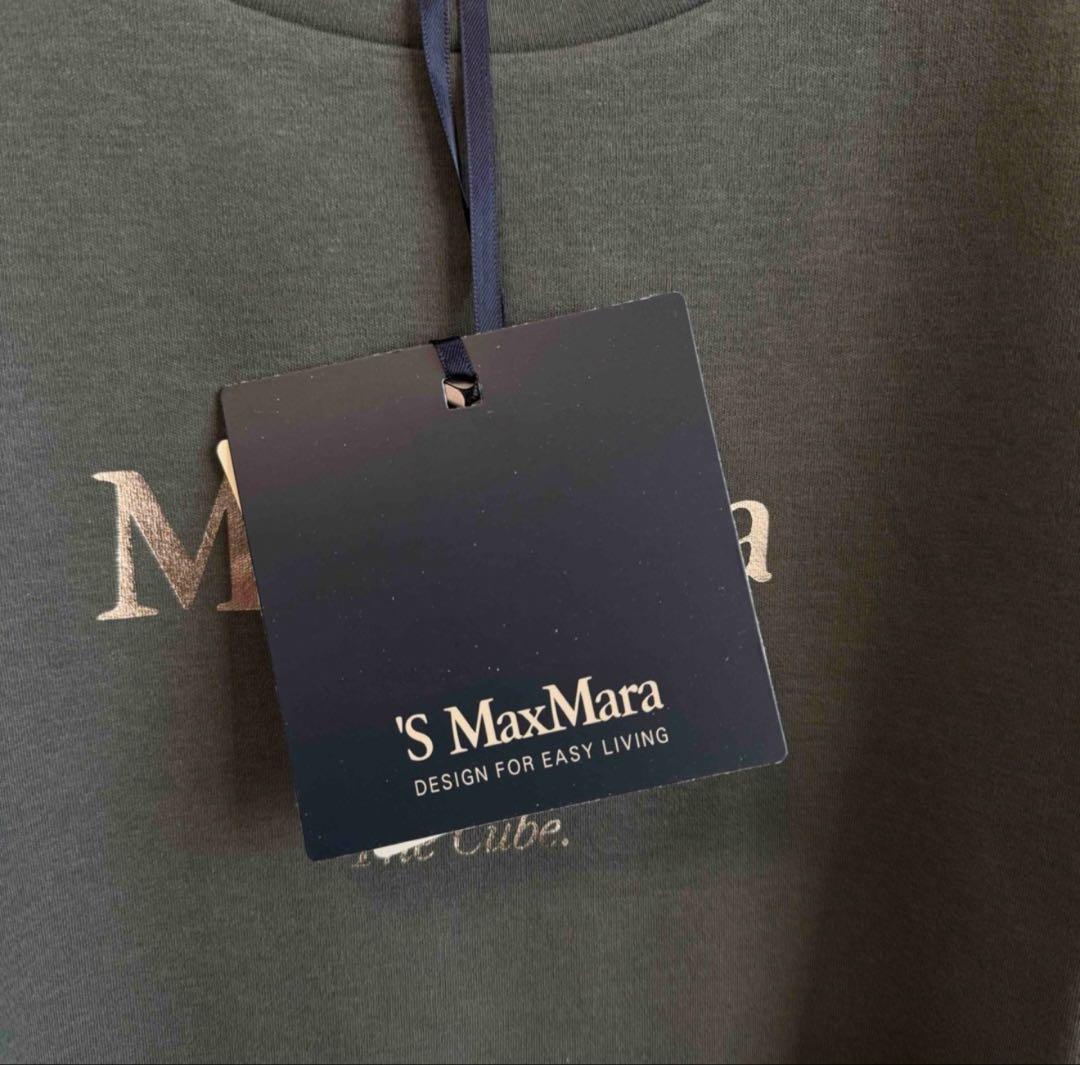 【24SS・正規品★】S Max Mara QUIETO ロゴ付き Tシャツ
