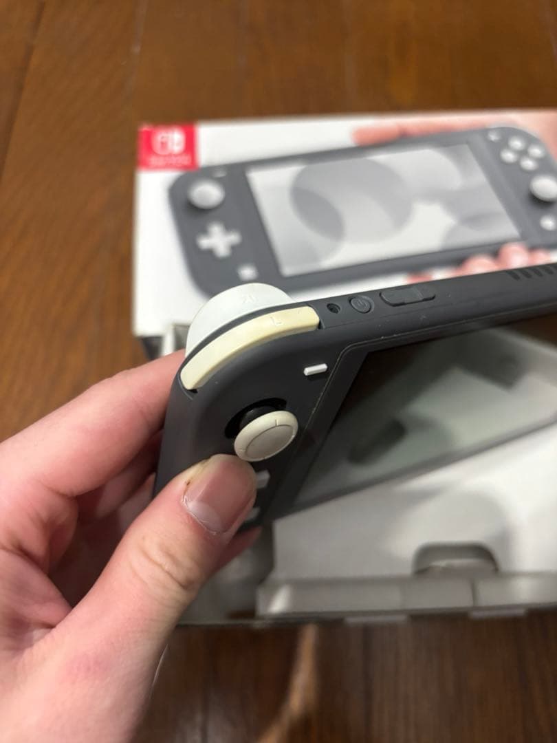 【箱、充電器付き】Switch Lite グレー 本体動作確認済み 初期化済み