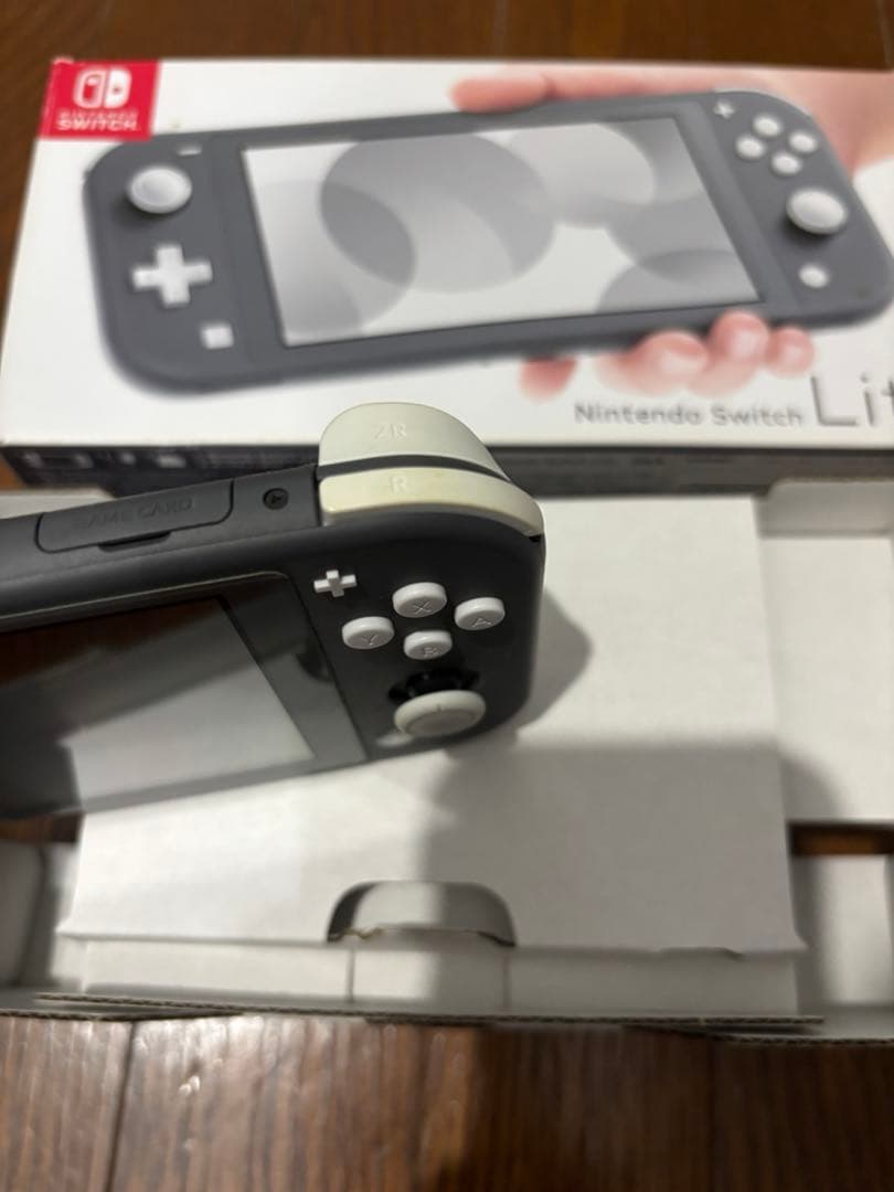 【箱、充電器付き】Switch Lite グレー 本体動作確認済み 初期化済み