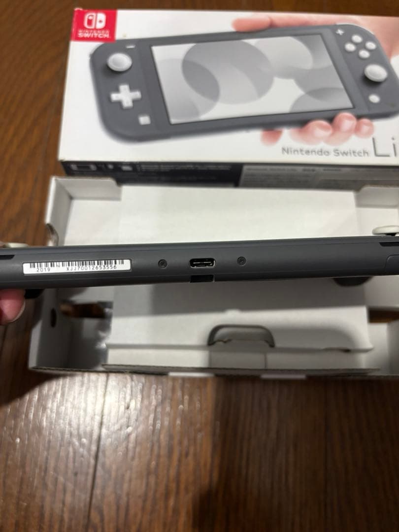 【箱、充電器付き】Switch Lite グレー 本体動作確認済み 初期化済み