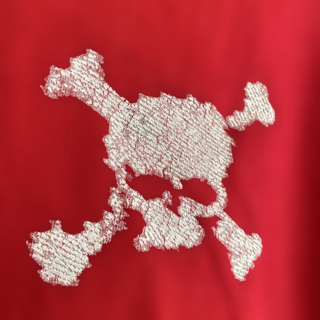 p*y様 Oakley 赤 スカル Tシャツ