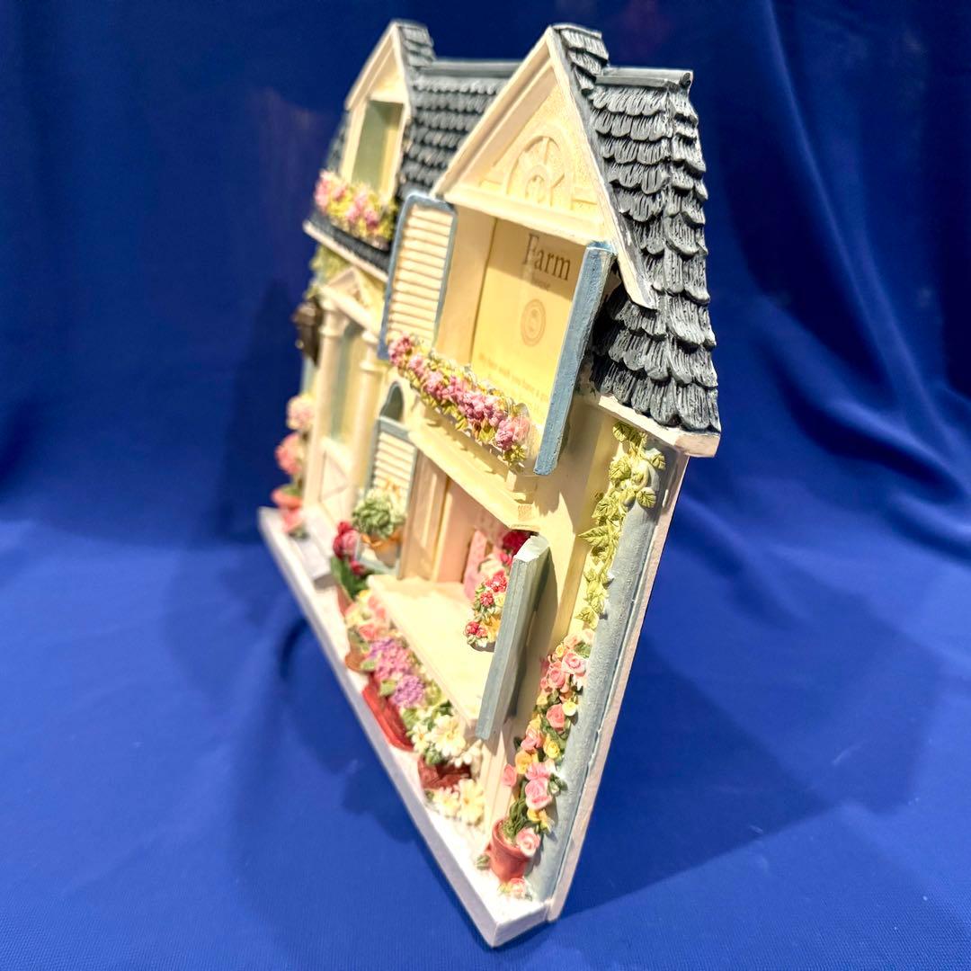 【未使用】 FARM HOUSE ドールハウス風 フォトフレーム ハンドペイント