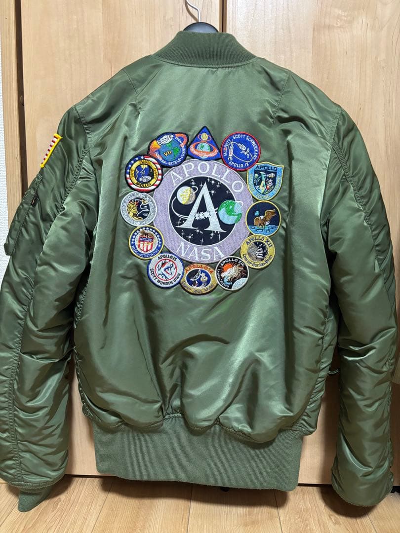 ALPHA アルファNASA Apollo II MA-1 フライトジャケット