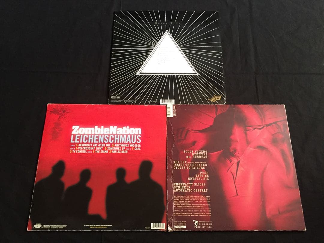 ZOMBIE NATION アルバム2LP 3作品セット まとめ★[QZJN6]