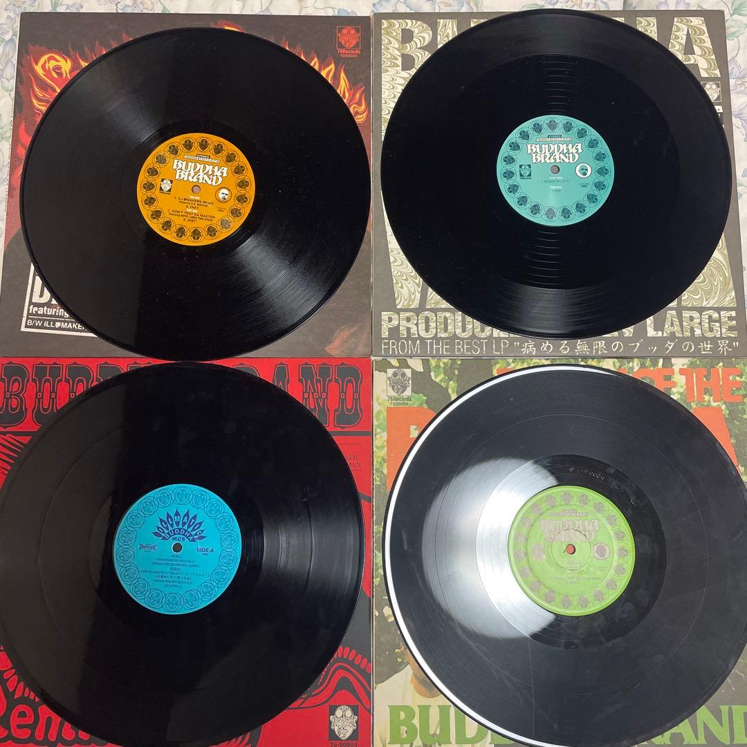 中古 BUDDHA BRAND アナログ レコード 4点セット 日本語ラップ
