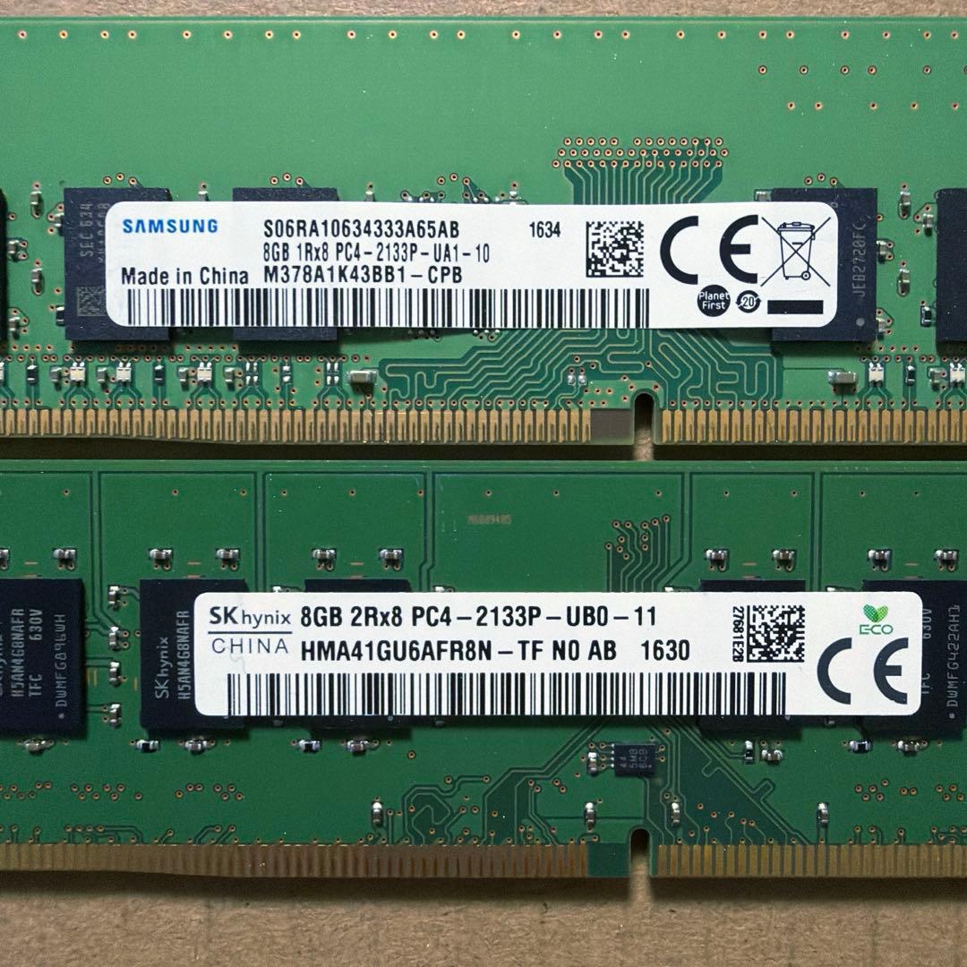 [32] デスクトップ PC メモリ8GBx2(16GB) DDR4 2133
