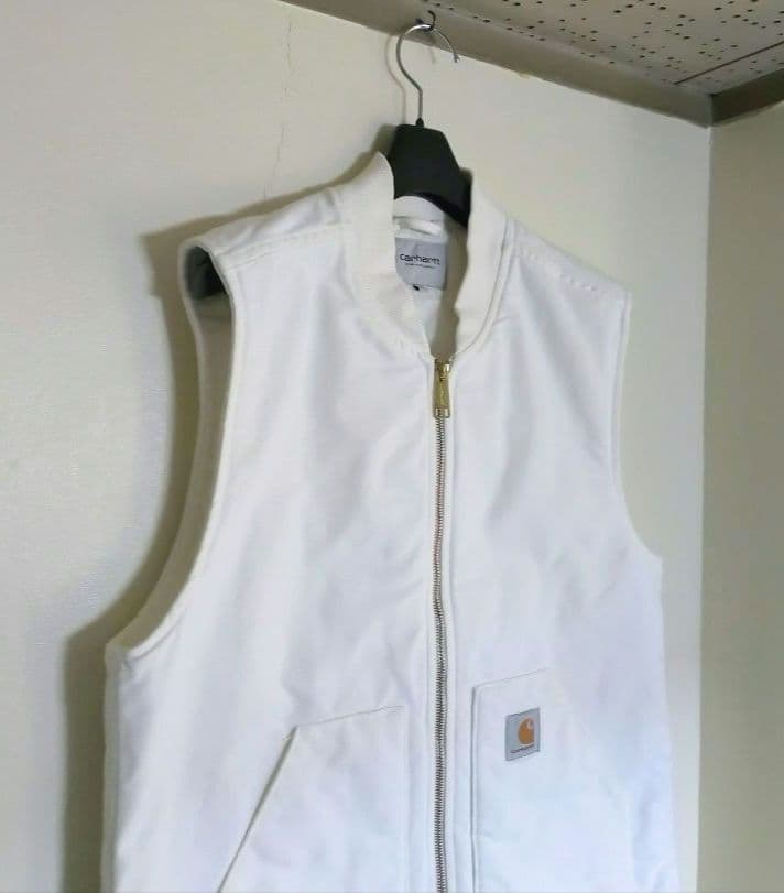 y*n様 ✨⚪Carhartt WIPダックベスト⚪白❴レア❵