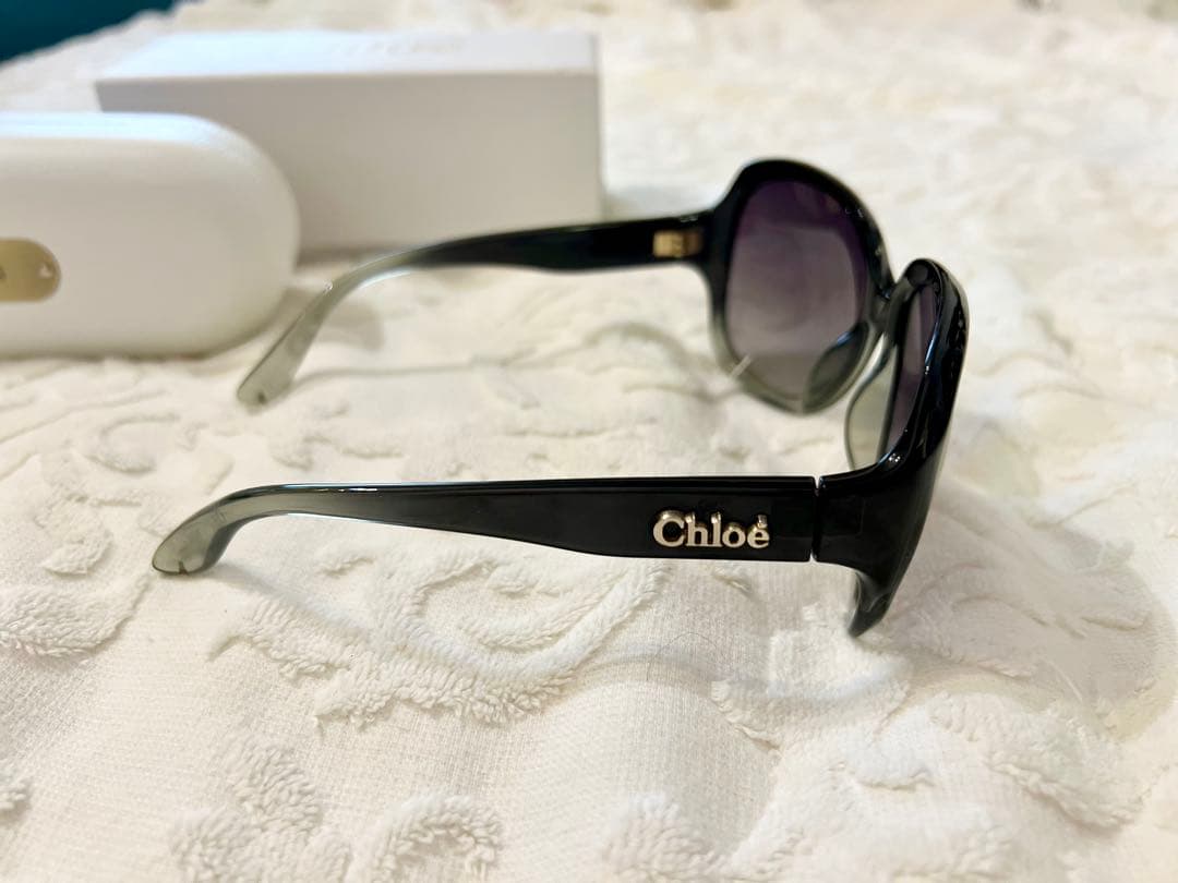 Chloé ブラック サングラス ケース付き