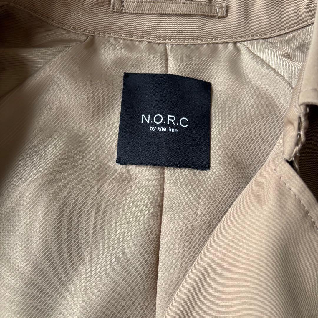 norc ノークバイザライン　トレンチコート　定番　ベージュ◆7197