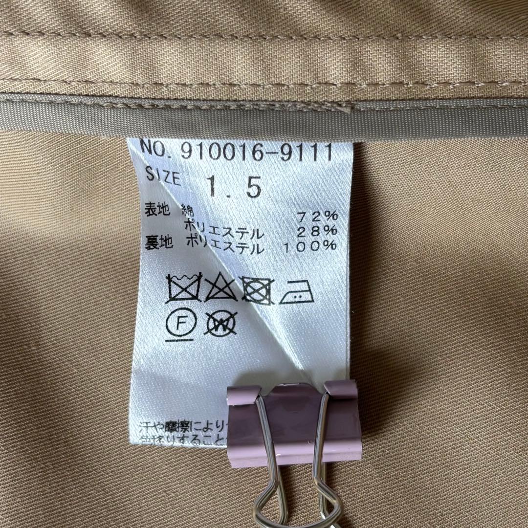 norc ノークバイザライン　トレンチコート　定番　ベージュ◆7197