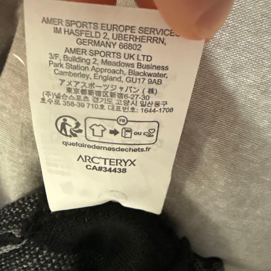 ARC'TERYX ニット帽 CA#34438 黒