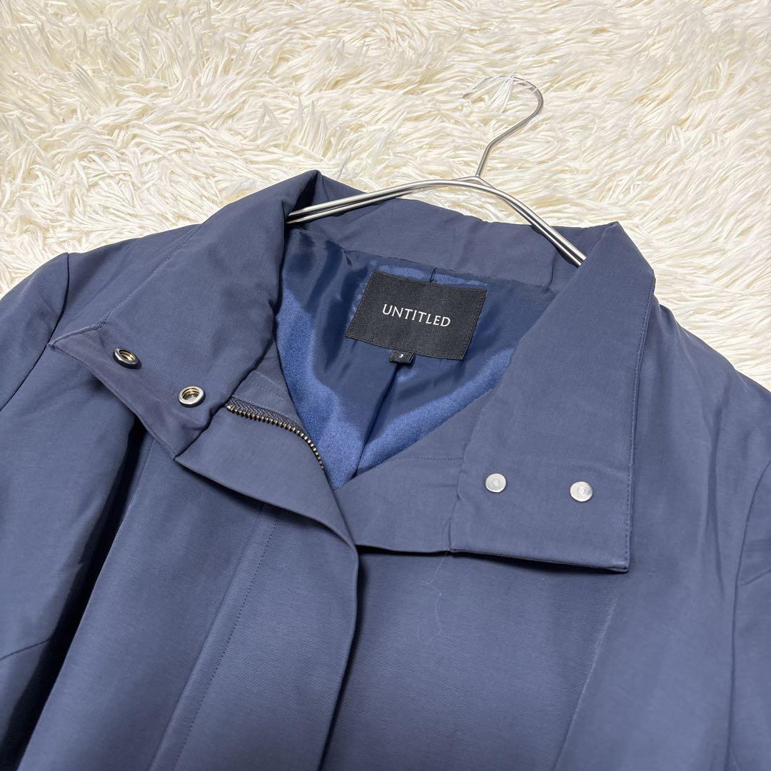 近年モデル 美品 UNTITLED グログランモッズコート【L】