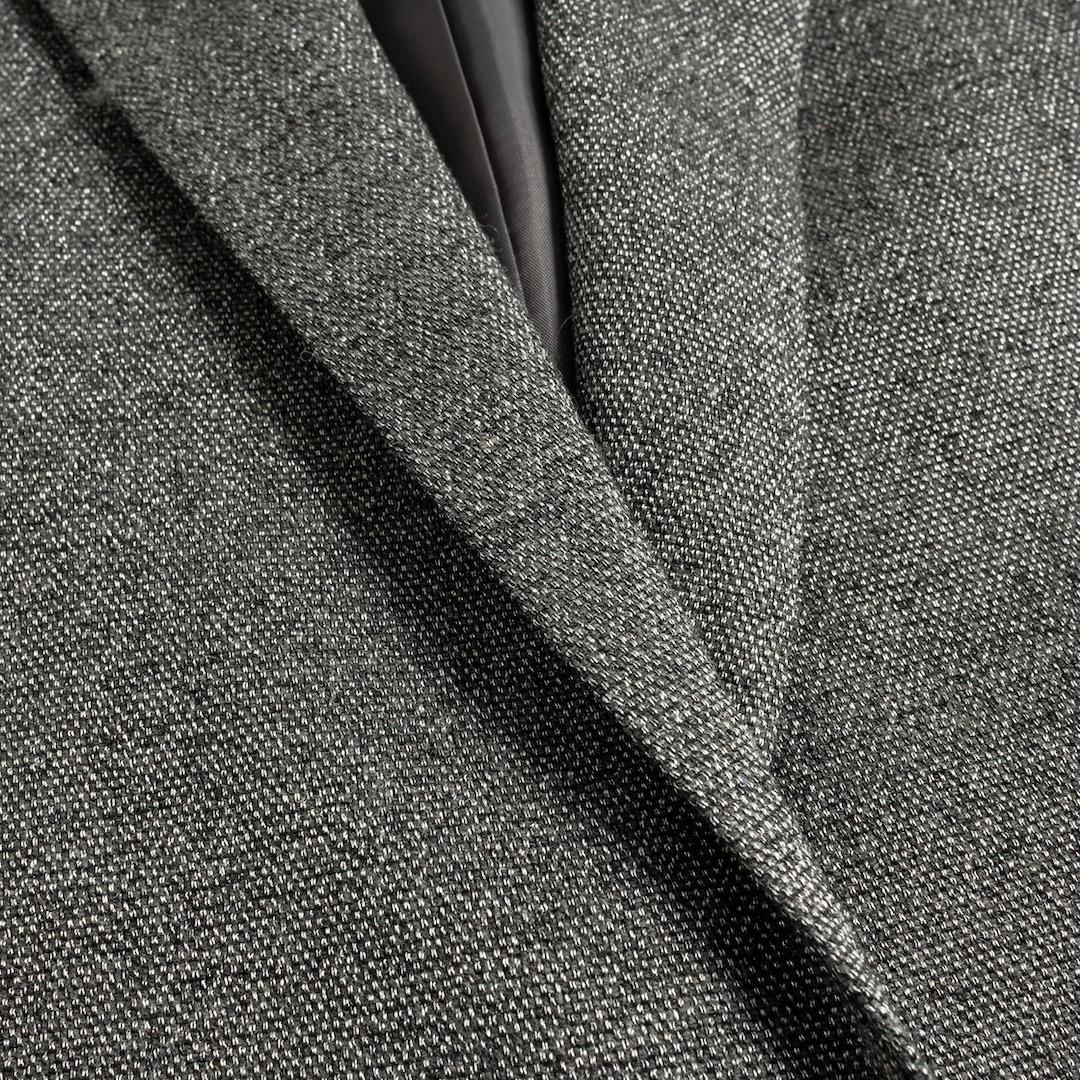 未使用 スピックアンドスパン 24AW ラメウールジャケット 38 グレー