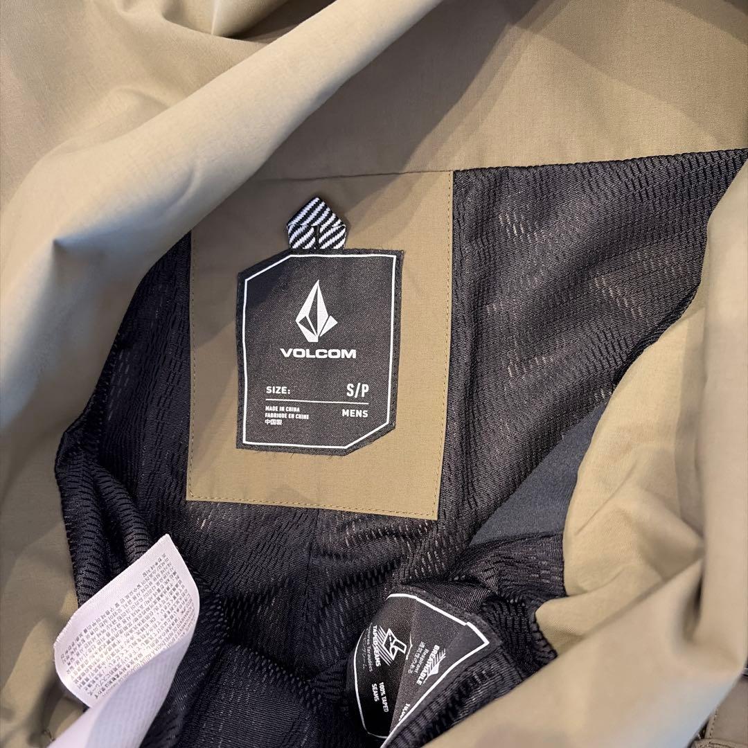VOLCOM オリーブ色 スノーウェア S/Pビブパンツ