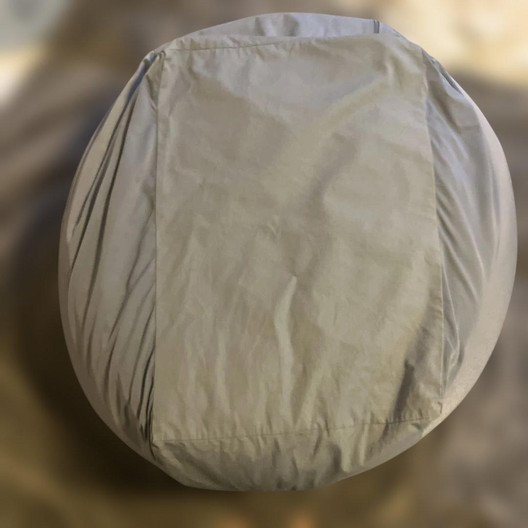 無印良品　ビーズクッション大　人をダメにするソファー グレー