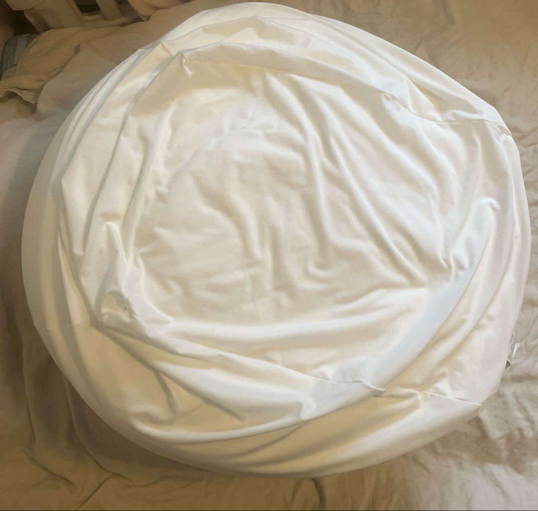 無印良品　ビーズクッション大　人をダメにするソファー グレー