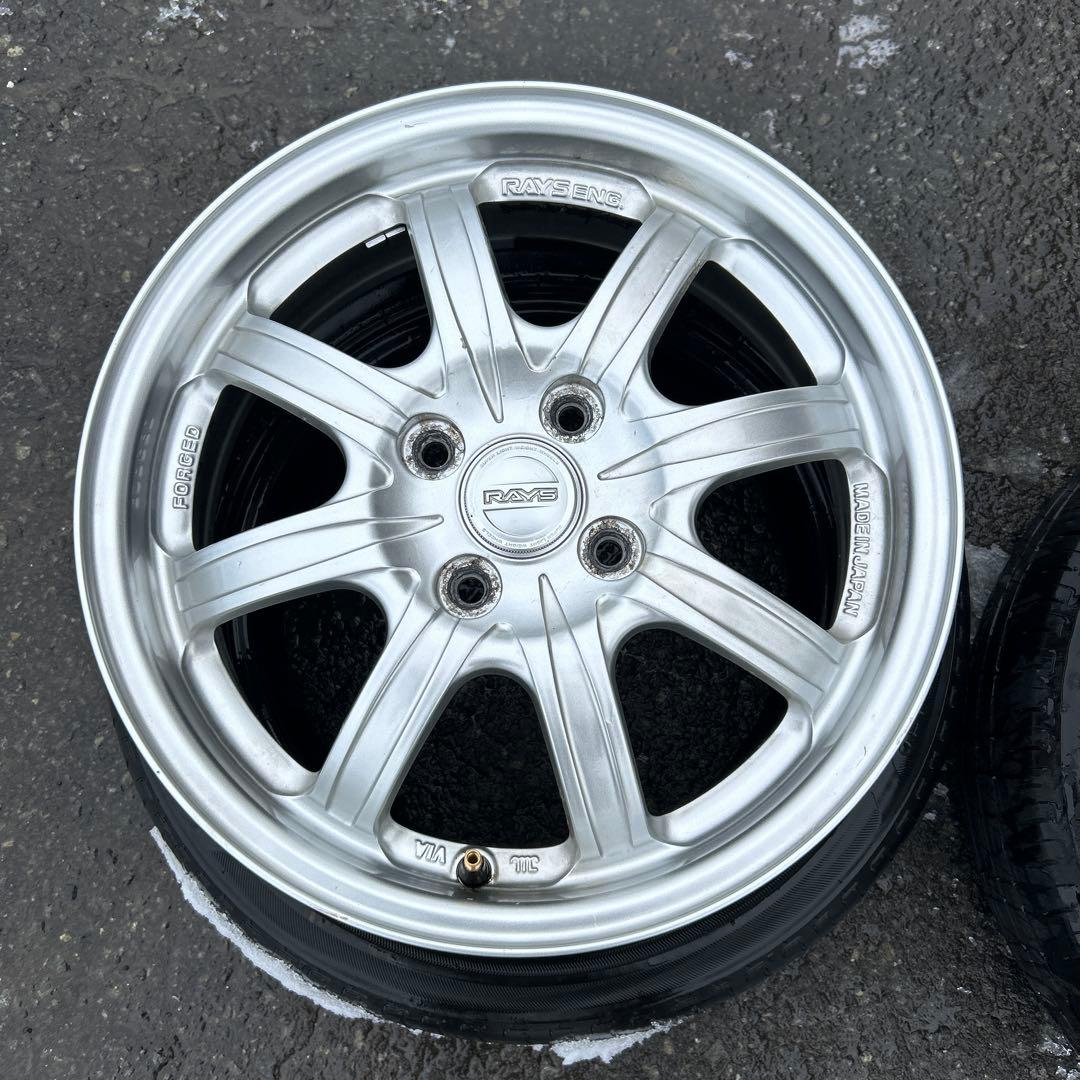 RAYS鍛造軽量アルミホイール15インチ スーパーエコ スイフトシビックカローラ