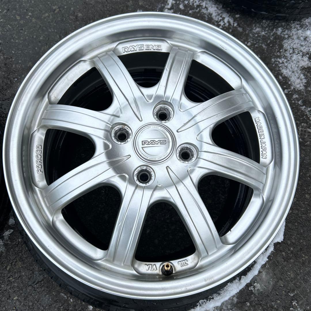 RAYS鍛造軽量アルミホイール15インチ スーパーエコ スイフトシビックカローラ