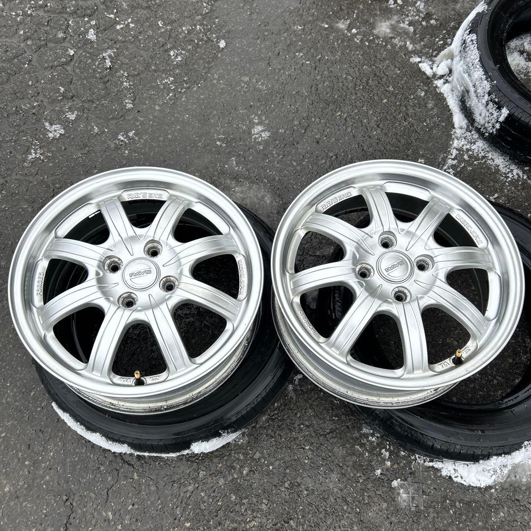 RAYS鍛造軽量アルミホイール15インチ スーパーエコ スイフトシビックカローラ