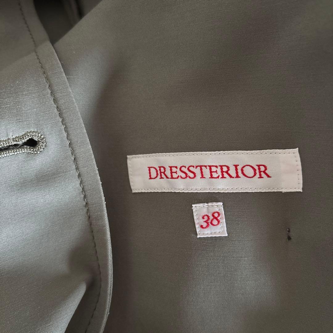 ◆DRESSTERIOR◆日本製 ロング丈 定番トレンチコート 一枚仕立て