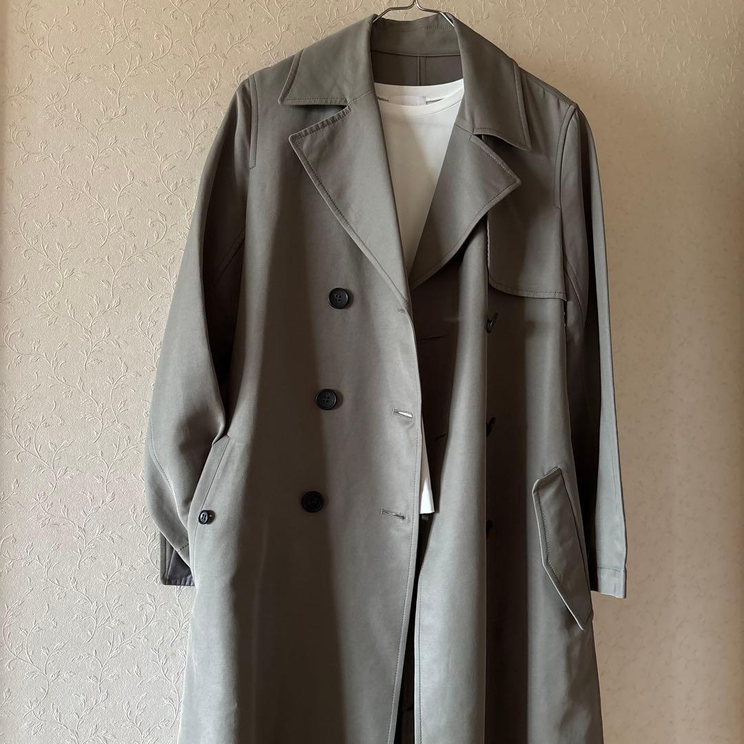 ◆DRESSTERIOR◆日本製 ロング丈 定番トレンチコート 一枚仕立て