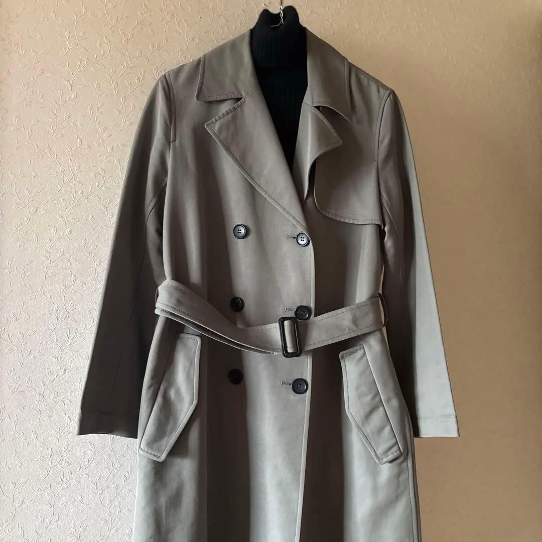 ◆DRESSTERIOR◆日本製 ロング丈 定番トレンチコート 一枚仕立て