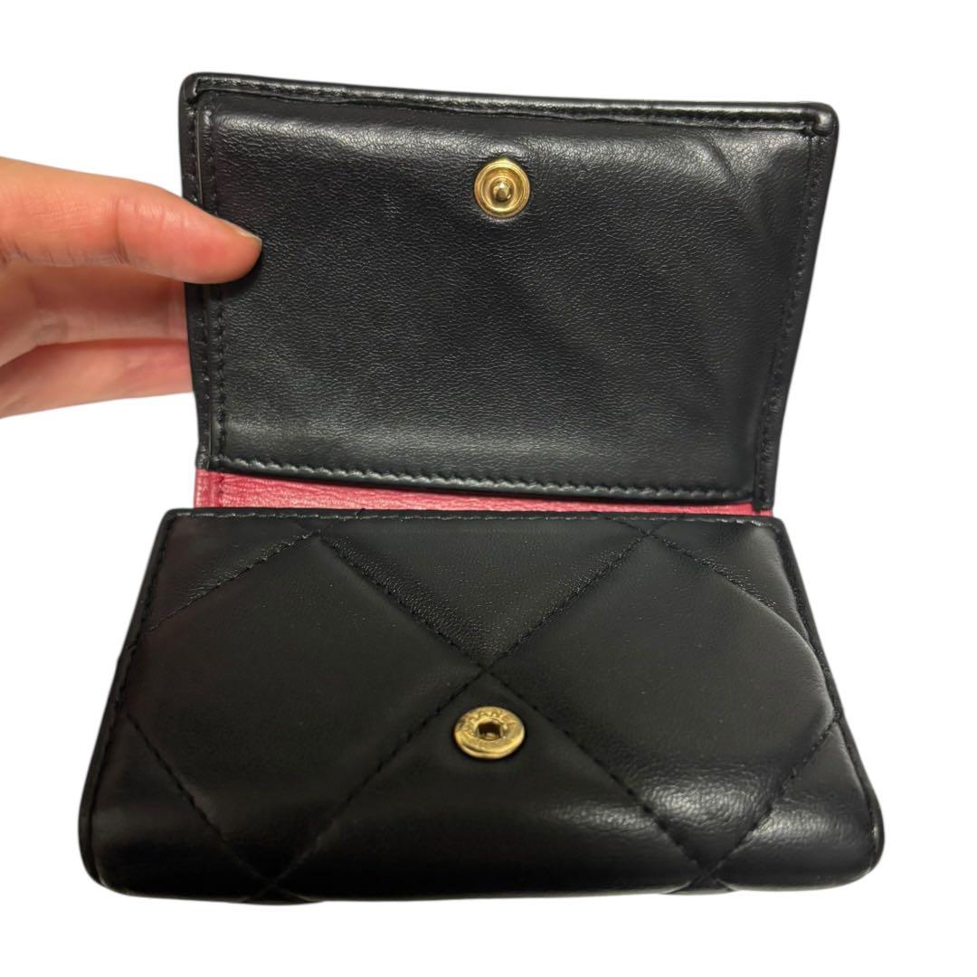 【※※まな様】 CHANEL シャネル 三つ折り財布 チェーン