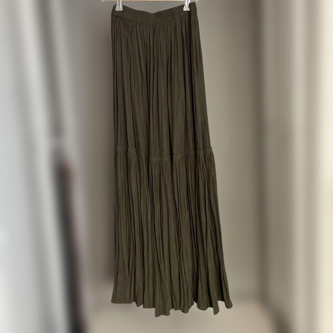 ほぼ未使用品ドゥーズィエムクラス Gather Maxi スカート