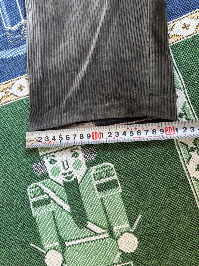 お*ぴ様 30's 40's コーデュロイパンツ 針刺しシンチバック 太畝 ユー