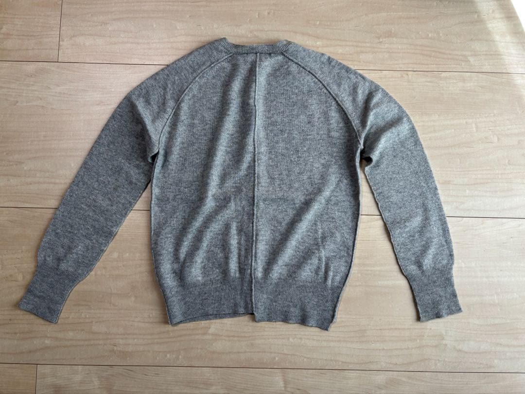 pas de calais カシミヤ100% 38 グレーカーディガン 美品