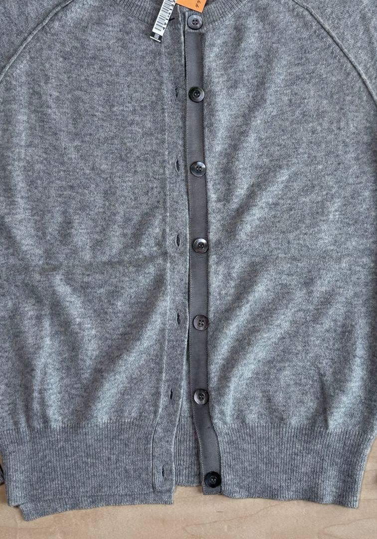 pas de calais カシミヤ100% 38 グレーカーディガン 美品